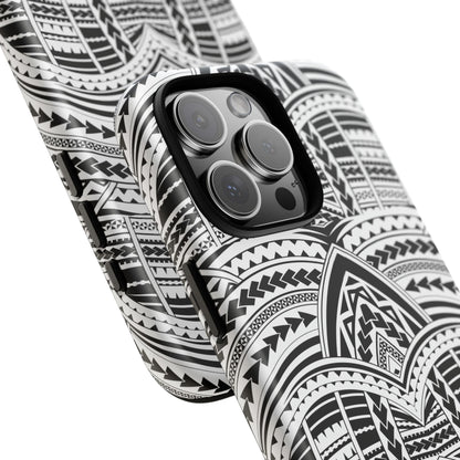Tatoeage: telefoonhoesje met tribalpatroon voor iPhone, Samsung Galaxy en Google Pixel
