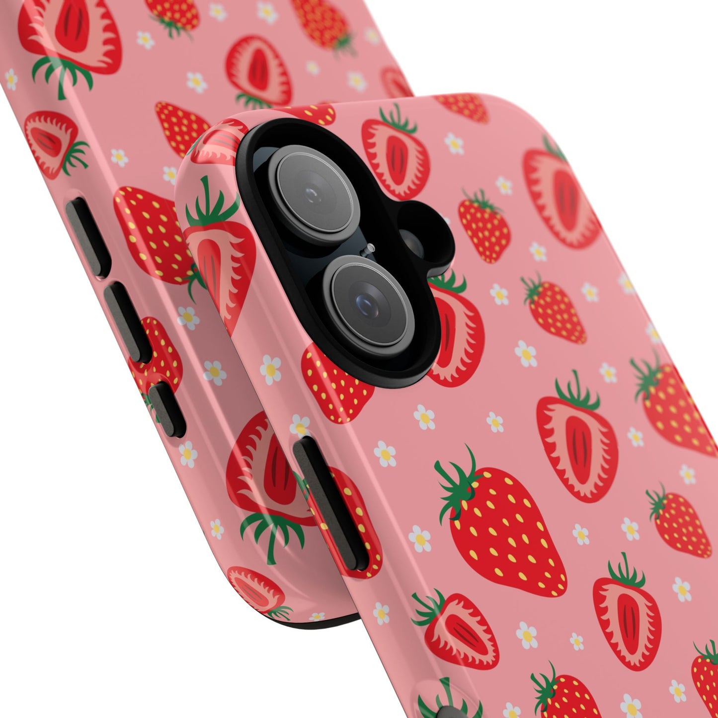 Berry Strawberry: Fruit-inspired phone case for iPhone, Samsung Galaxy and Google Pixel devices