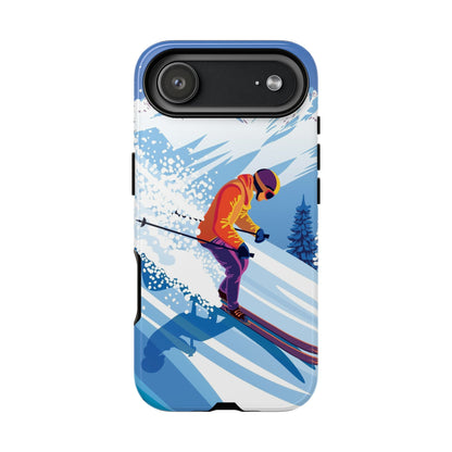 Glacier Rush: Ice Ski inspired phone case for iPhone, Samsung Galaxy and Google  Pixel devices