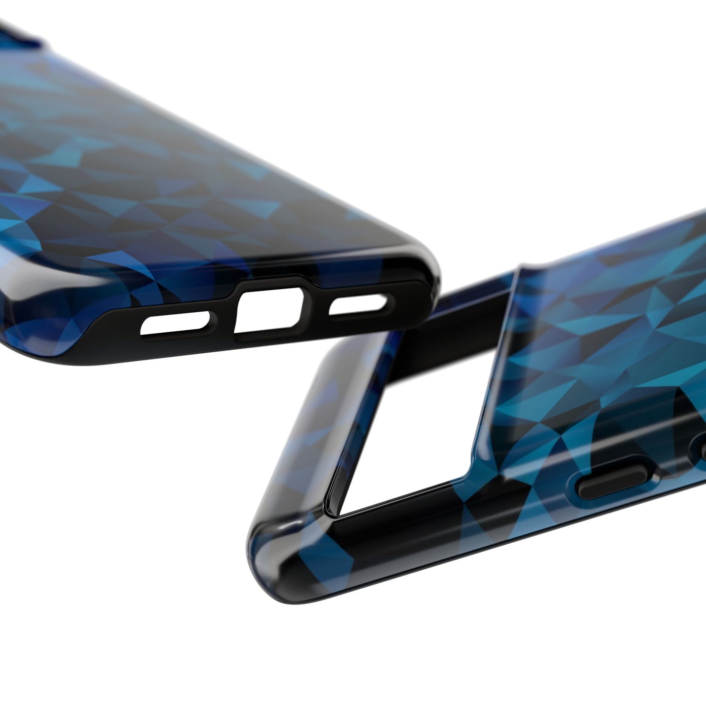Blue Diamonds: Phone Case with Elegant Prints for iPhone, Samsung Galaxy and Google Pixel devices