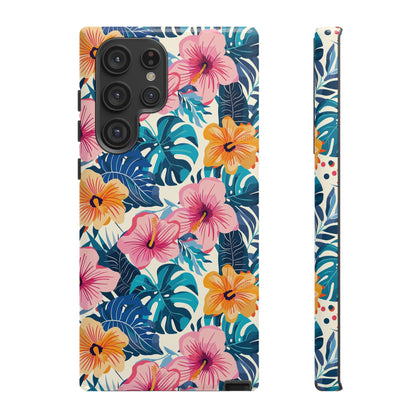 Hibiscus Bloom: Cute Floral Phone Case for iPhone, Samsung and Google Pixel