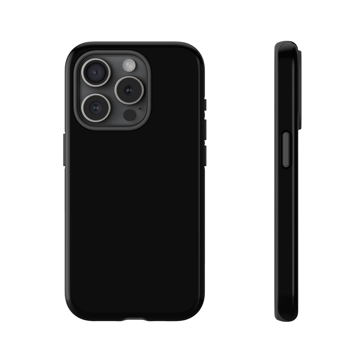 Space Black: Pure black phone case for iPhone, Samsung Galaxy and Google Pixel devices