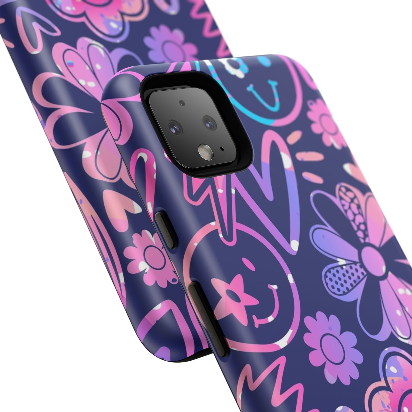 Live Inspired: Purple Tough Case for iPhone, Samsung Galaxy and Google Pixel devices