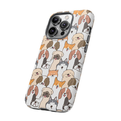 Cute Dogs Charm Phone Case for iPhone, Samsung Galaxy and Google Pixel devices