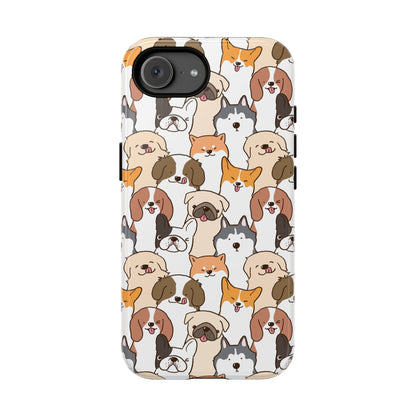 Cute Dogs Charm Phone Case for iPhone, Samsung Galaxy and Google Pixel devices