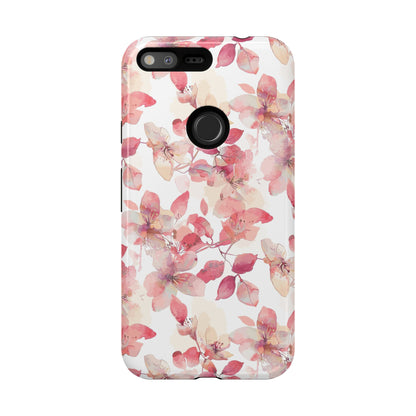 Watercolor Flowers: Tough Case for iPhone, Samsung Galaxy and Google Pixel devices