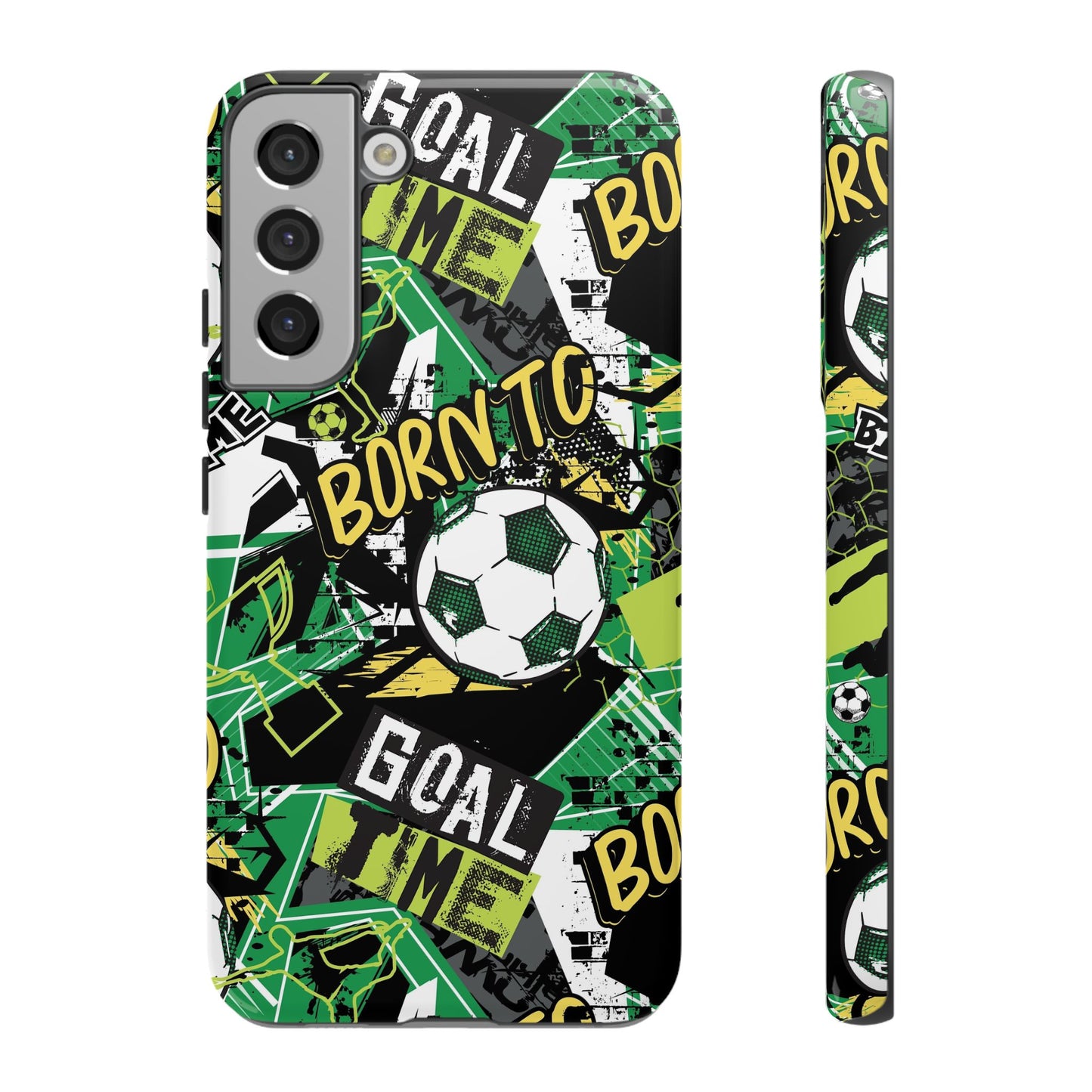 Born to Goal: Football-inspired phone case for iPhone and Samsung Galaxy