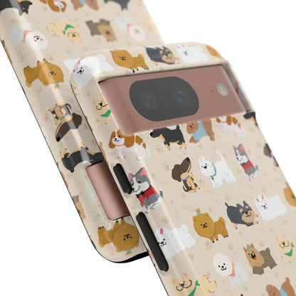 Cute Dogs: Tough Case for iPhone, Samsung Galaxy and Google Pixel devices