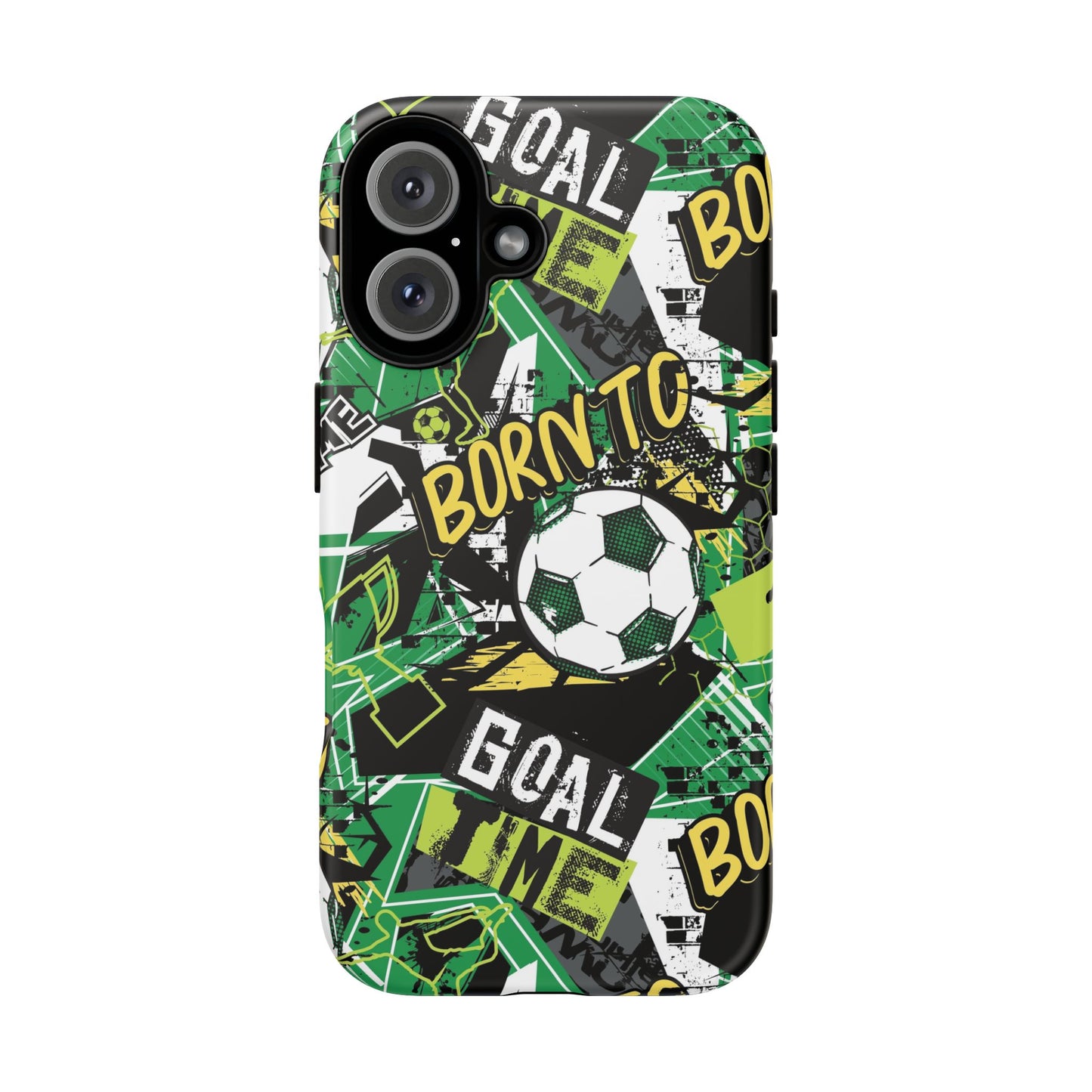 Born to Goal: Football-inspired phone case for iPhone and Samsung Galaxy