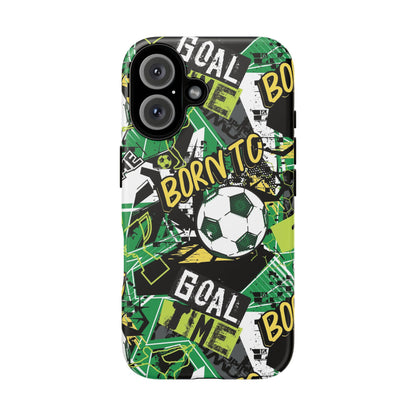 Born to Goal: Football-inspired phone case for iPhone and Samsung Galaxy