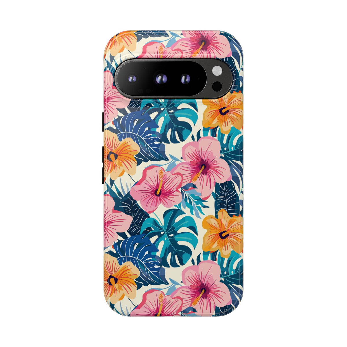 Hibiscus Bloom: Cute Floral Phone Case for iPhone, Samsung and Google Pixel