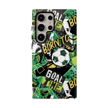 Born to Goal: Football-inspired phone case for iPhone and Samsung Galaxy
