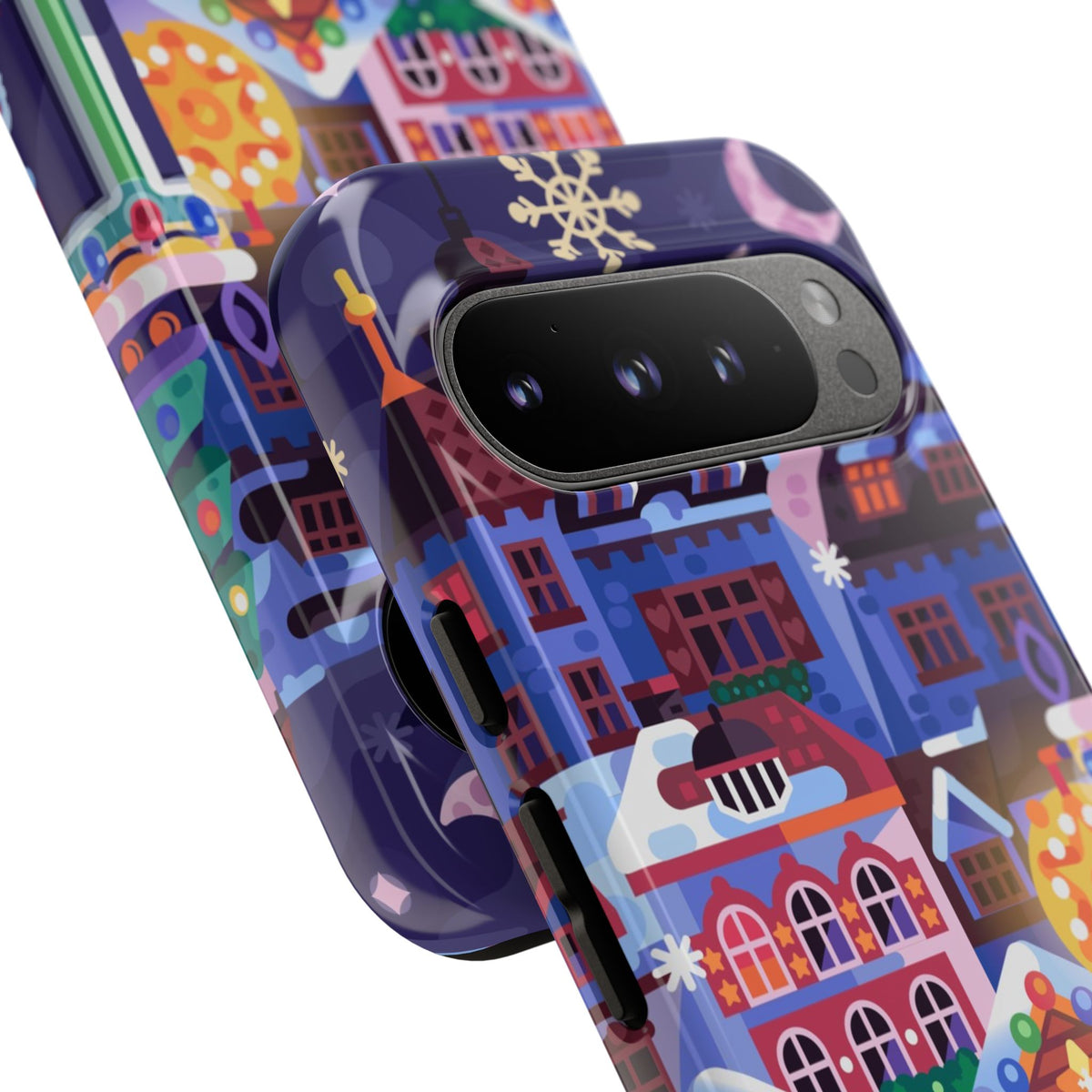 Christmas Fair in Old Town: Holiday-Themed case for iPhone, Samsung Galaxy and Google Pixel