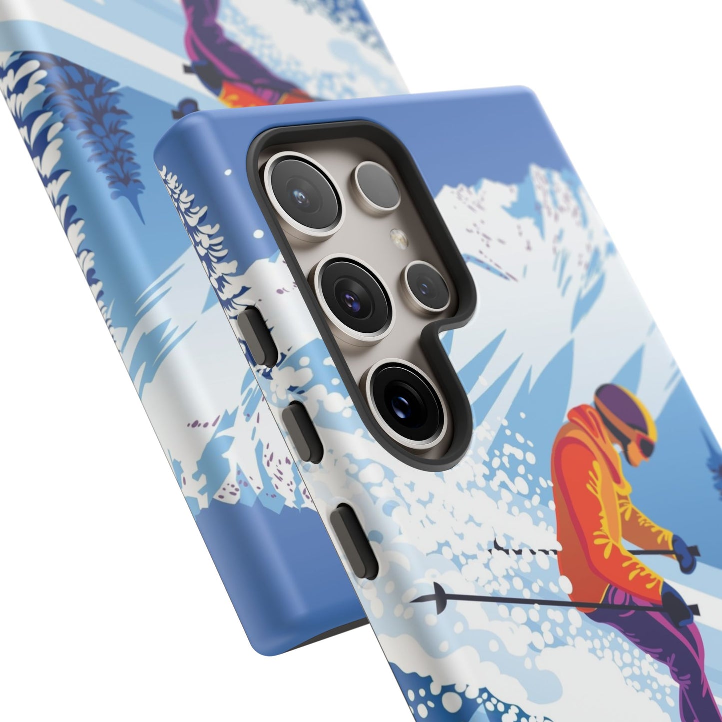 Glacier Rush: Ice Ski inspired phone case for iPhone, Samsung Galaxy and Google  Pixel devices