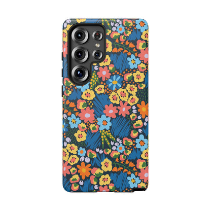 Bloom Burst: Color and Joy Themed Phone Case for iPhone, Samsung Galaxy and Google Pixel devices