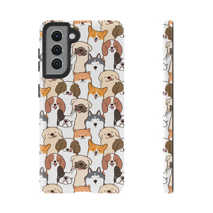 Cute Dogs Charm Phone Case for iPhone, Samsung Galaxy and Google Pixel devices