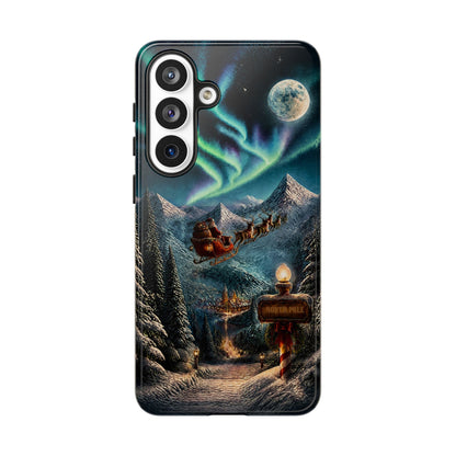 Santa Claus North Pole Adventure: Christmas Themed Phone Case for iPhone, Samsung Galaxy and Google Pixel devices