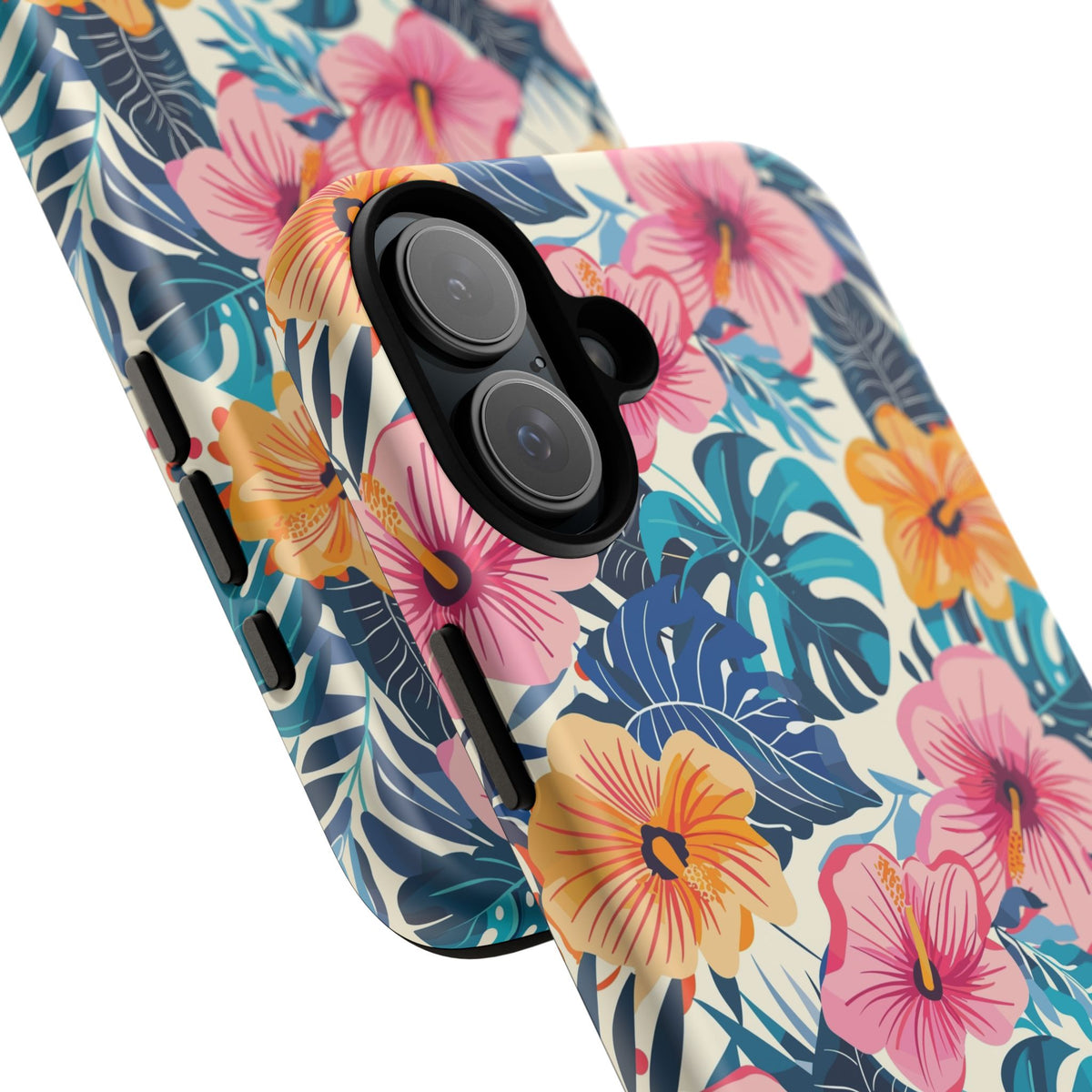 Hibiscus Bloom: Cute Floral Phone Case for iPhone, Samsung and Google Pixel