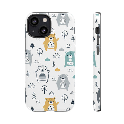 Bear Friends: Cute Phone Case for iPhone, Samsung Galaxy and Google Pixel devices