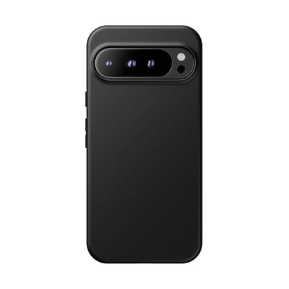 Space Black: Pure black phone case for iPhone, Samsung Galaxy and Google Pixel devices
