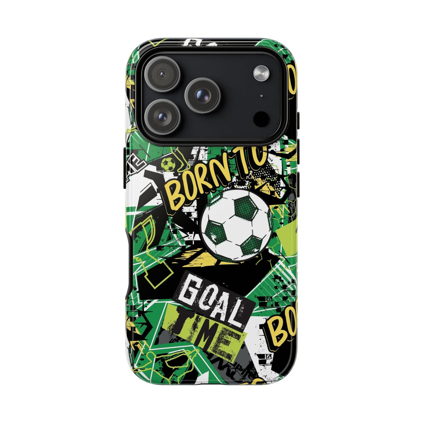 Born to Goal: Football-inspired phone case for iPhone and Samsung Galaxy