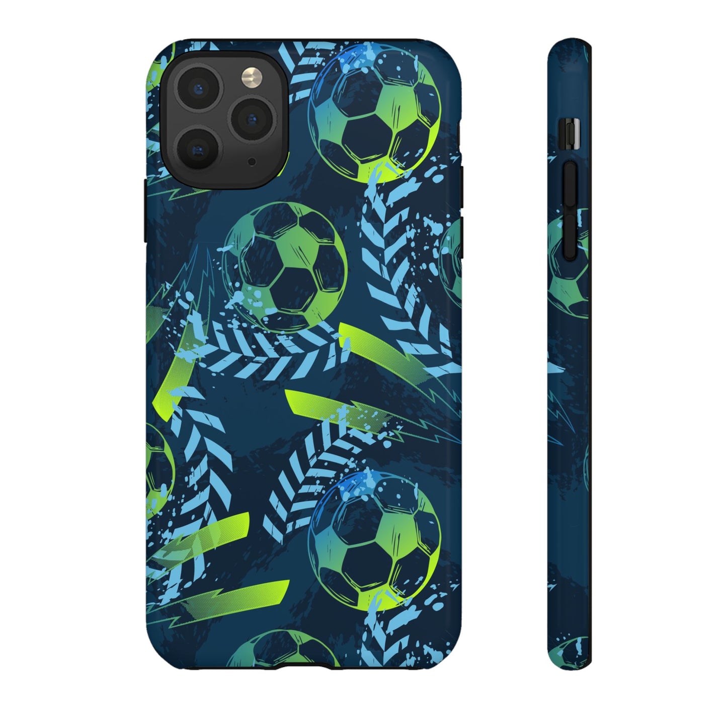 Football: Protective phone case for iPhone, Samsung Galaxy and Google Pixel phones