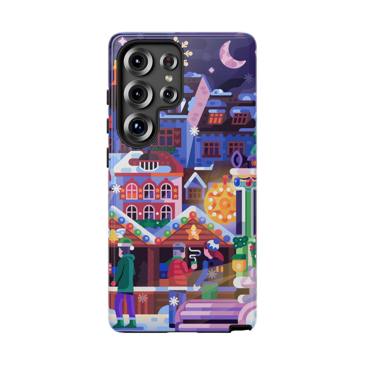 Christmas Fair in Old Town: Holiday-Themed case for iPhone, Samsung Galaxy and Google Pixel