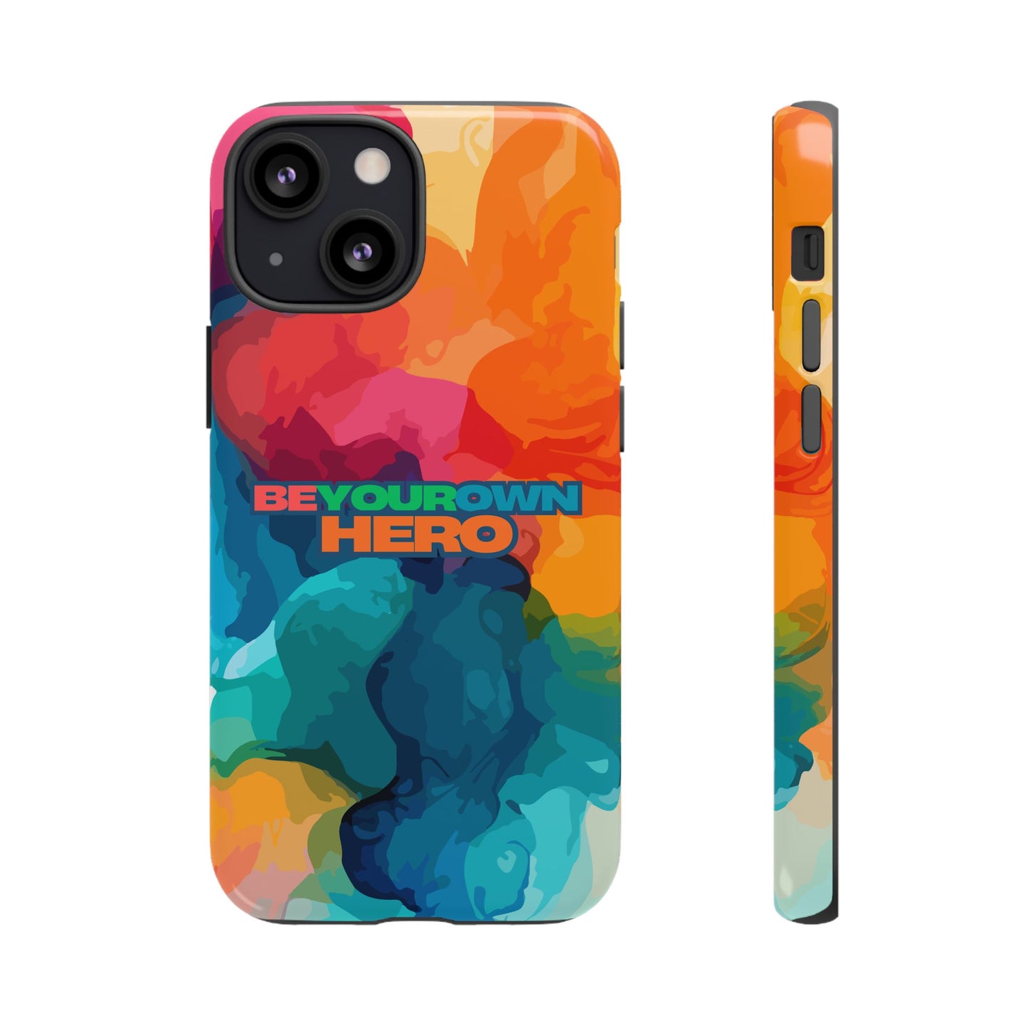Be Your Own Hero: Inspiring Quote Phone Case for iPhone, Samsung Galaxy and Google Pixel