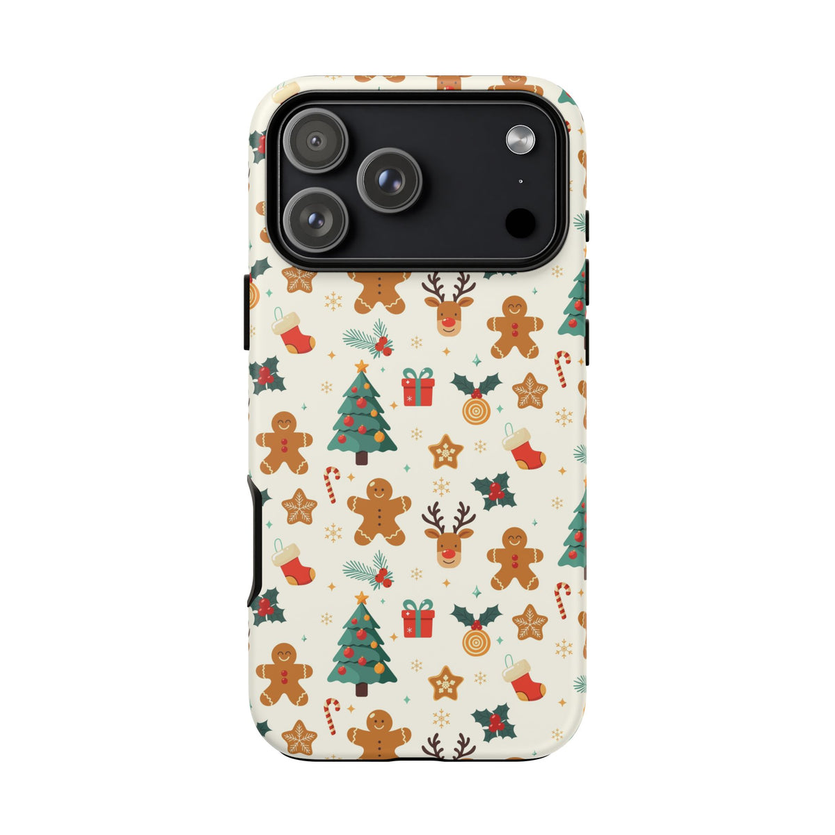 Gingerbread Holidays: Xmas-themed phone case for iPhone, Samsung and Google Pixel