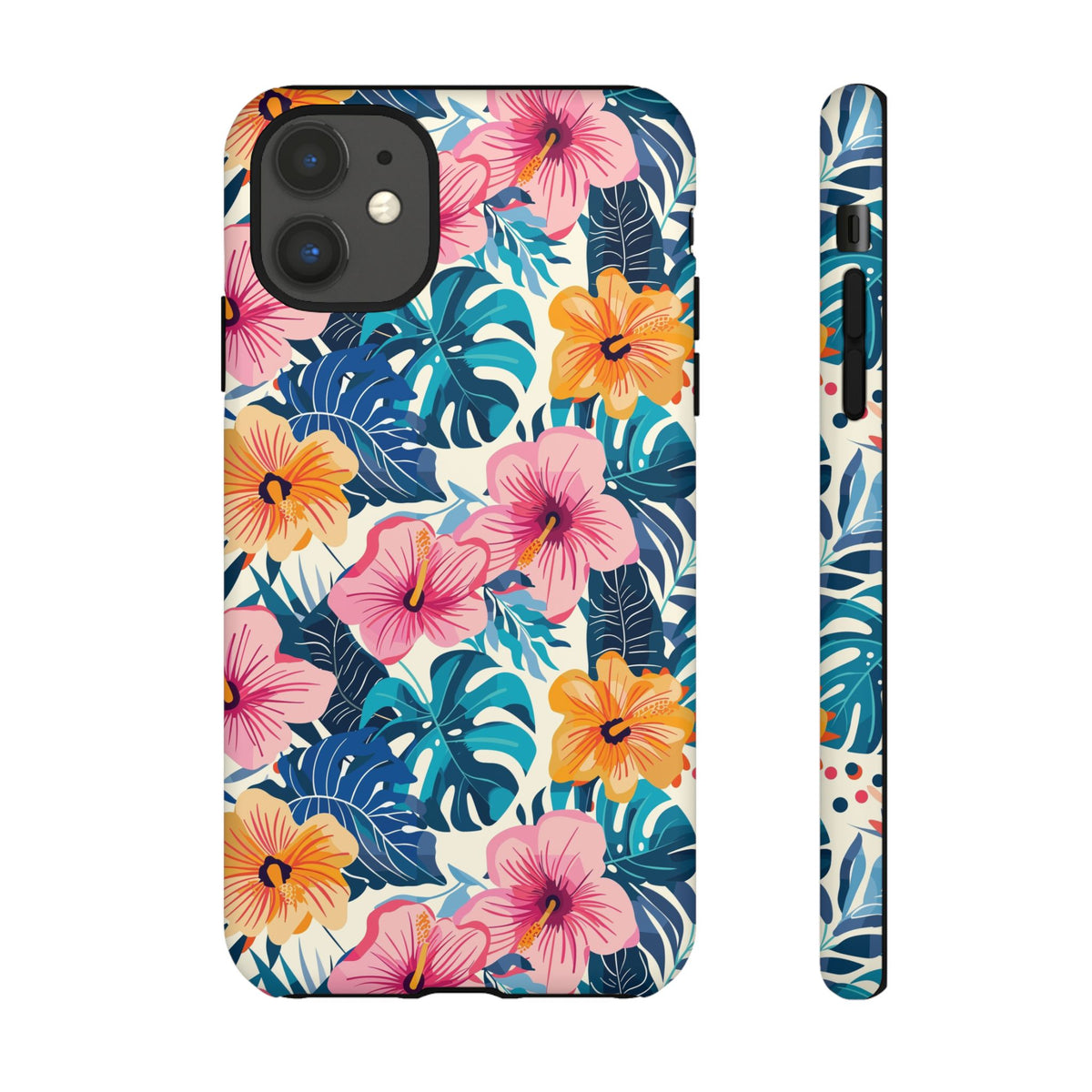Hibiscus Bloom: Cute Floral Phone Case for iPhone, Samsung and Google Pixel