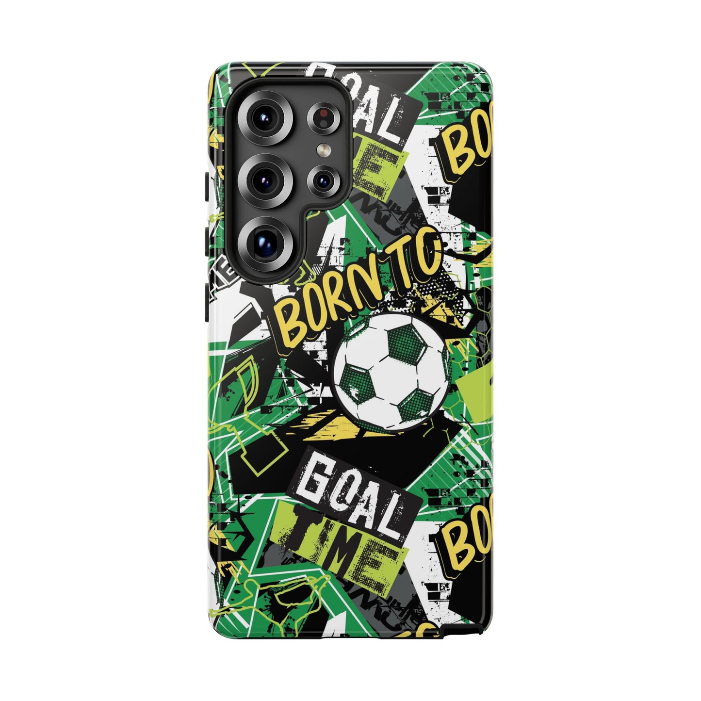Born to Goal: Football-inspired phone case for iPhone and Samsung Galaxy