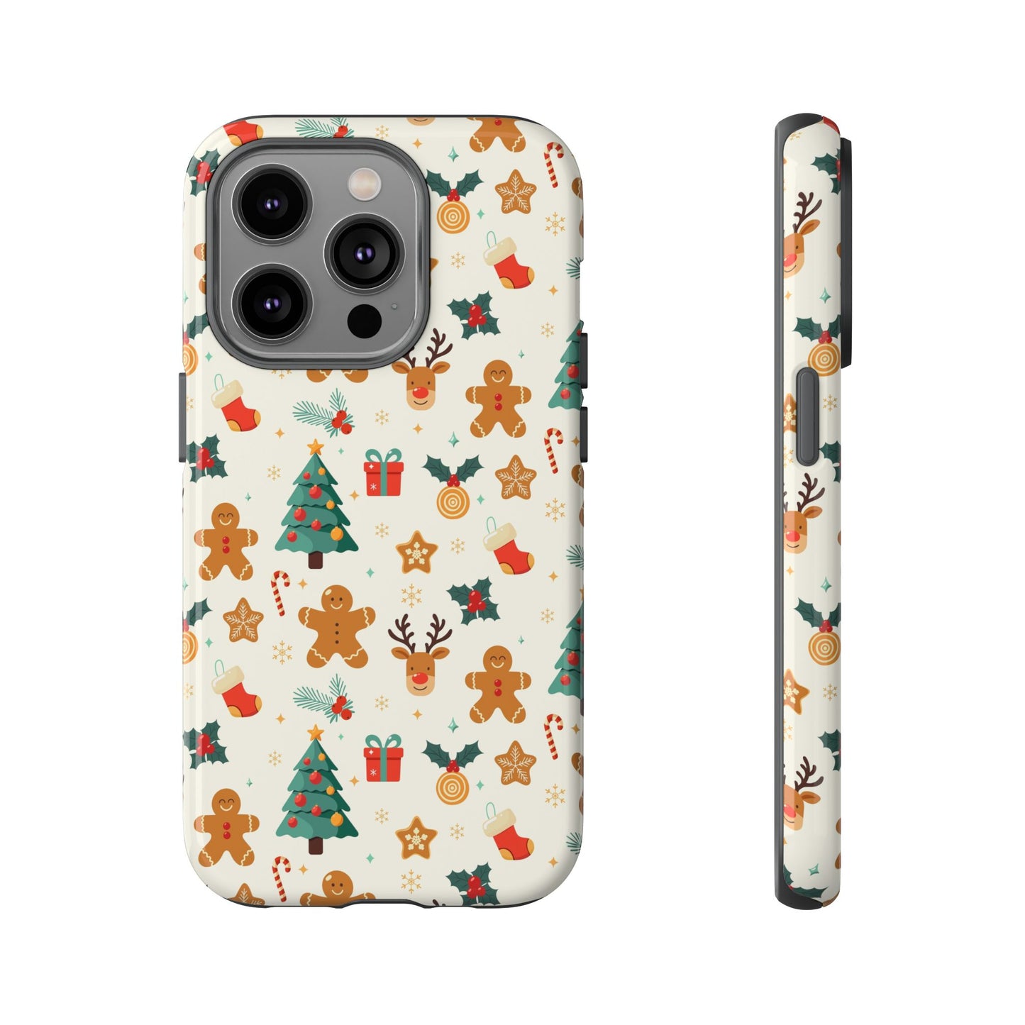 Gingerbread Holidays: Xmas-themed phone case for iPhone, Samsung and Google Pixel