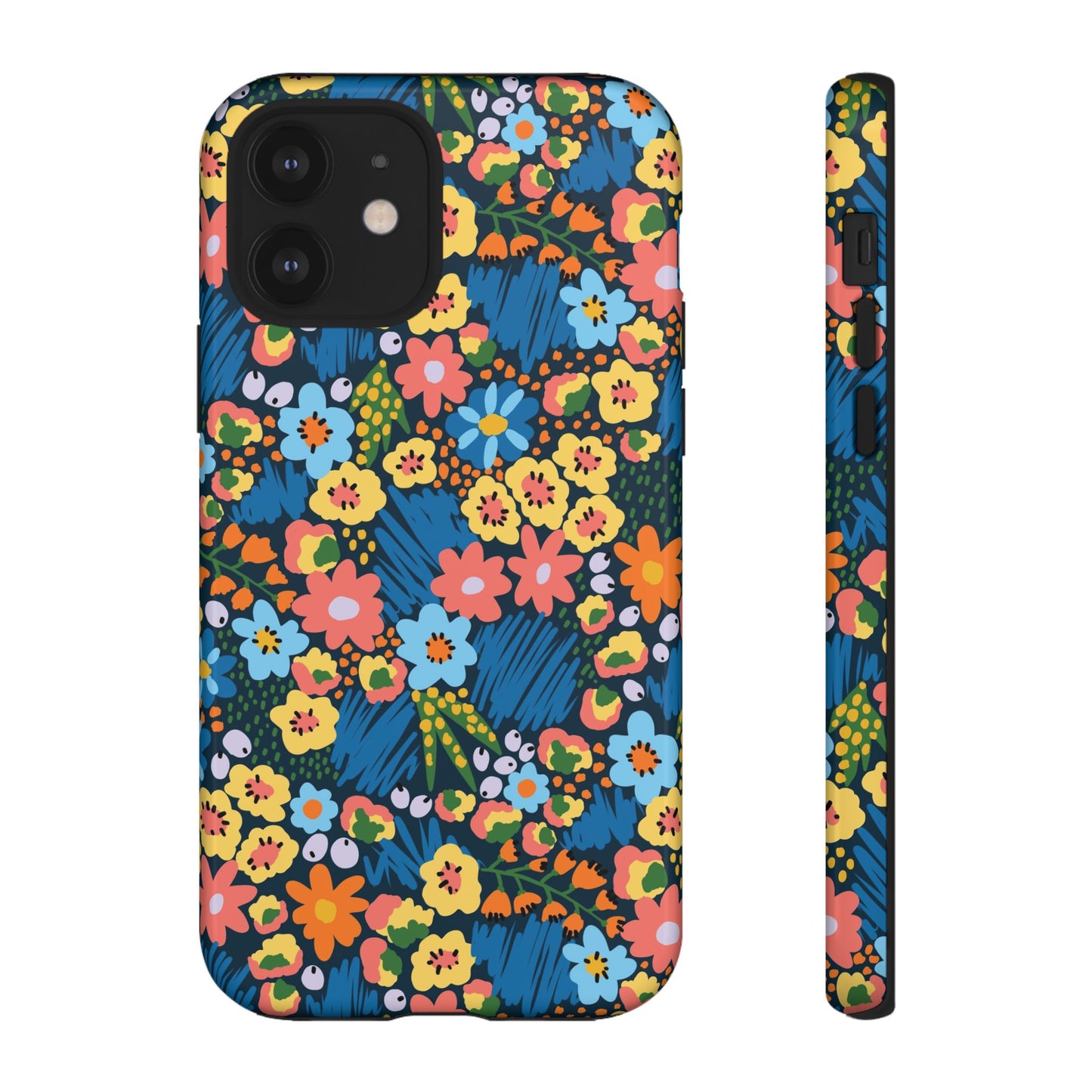 Bloom Burst: Color and Joy Themed Phone Case for iPhone, Samsung Galaxy and Google Pixel devices