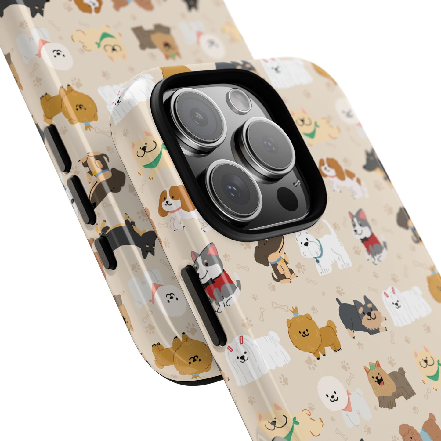 Cute Dogs: Tough Case for iPhone, Samsung Galaxy and Google Pixel devices