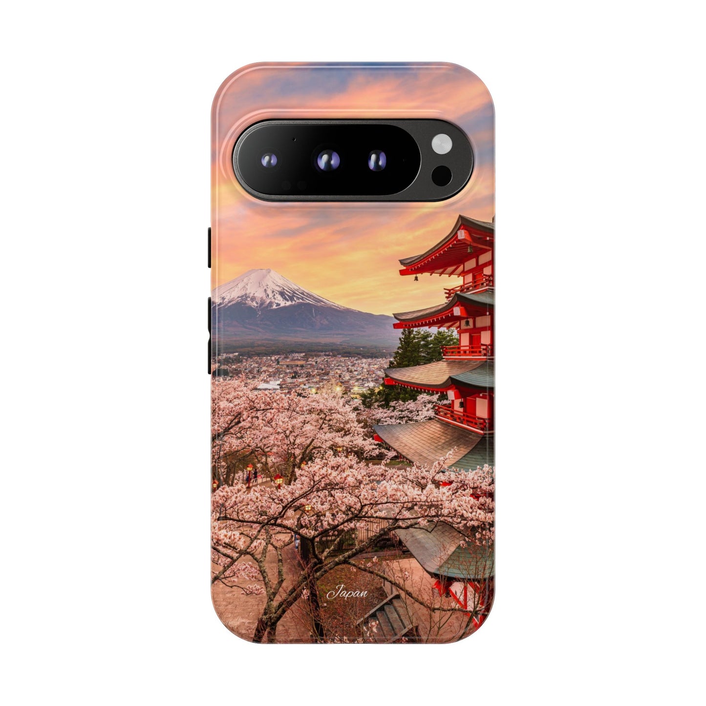 Cherry Blossoms Mt. Fuji phone case for iPhone, Galaxy and Pixel devices