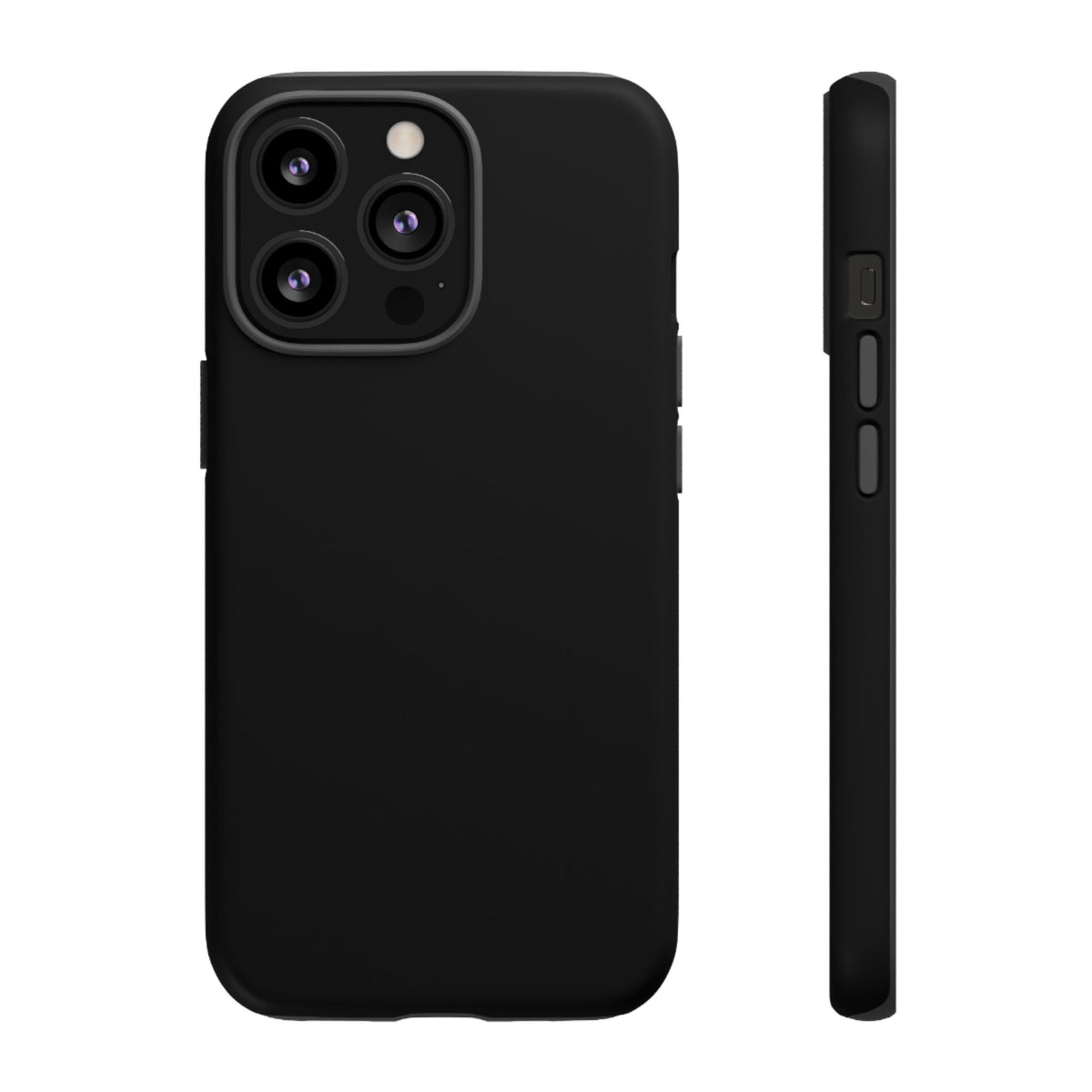 Space Black: Pure black phone case for iPhone, Samsung Galaxy and Google Pixel devices