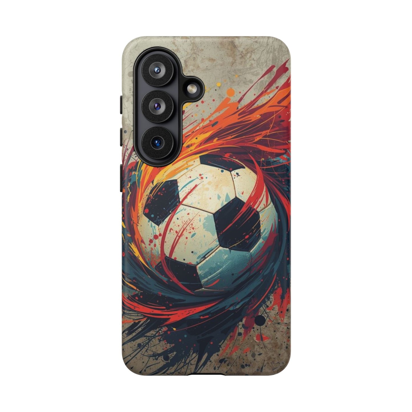 Football Swirl: Phone Case for iPhone, Samsung Galaxy and Google Pixel devices