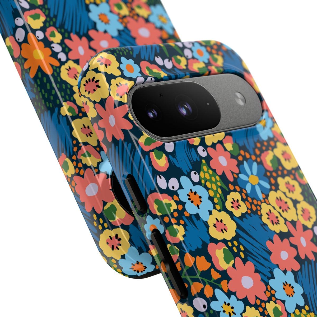 Bloom Burst: Color and Joy Themed Phone Case for iPhone, Samsung Galaxy and Google Pixel devices