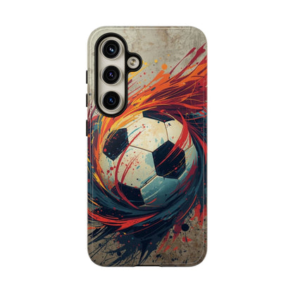 Football Swirl: Phone Case for iPhone, Samsung Galaxy and Google Pixel devices
