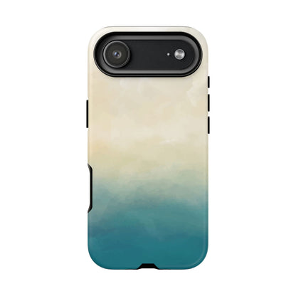 海と砂のグラデーションケース：iPhone、Galaxy、Google Pixelデバイス用ビーチ風スマホケース