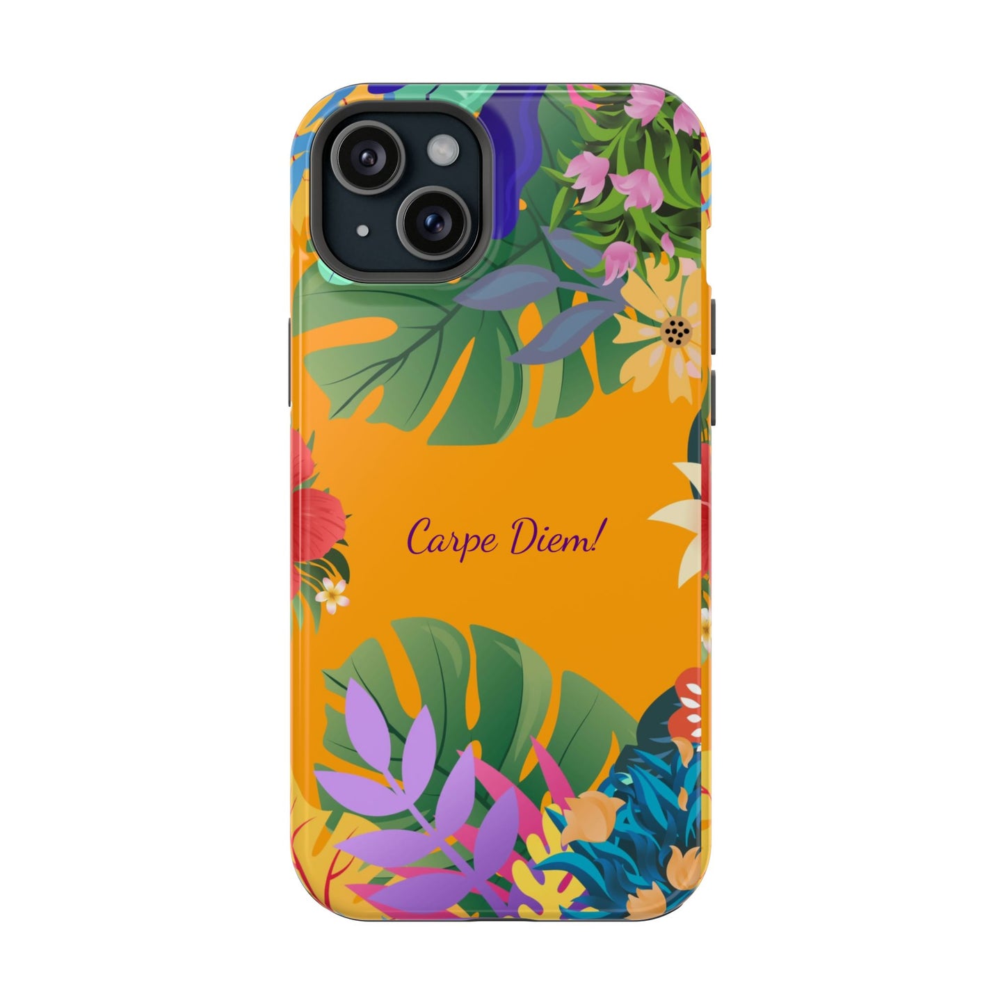 Carpe Diem: Colorful MagSafe Phone Case for iPhone