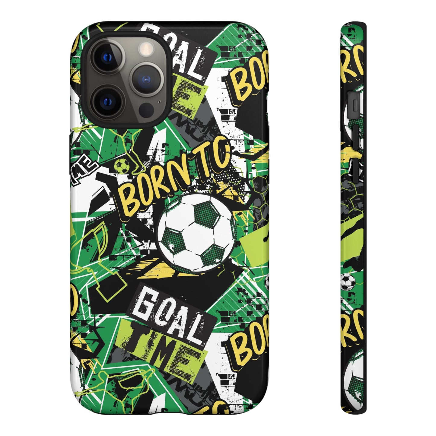 Born to Goal: Football-inspired phone case for iPhone and Samsung Galaxy