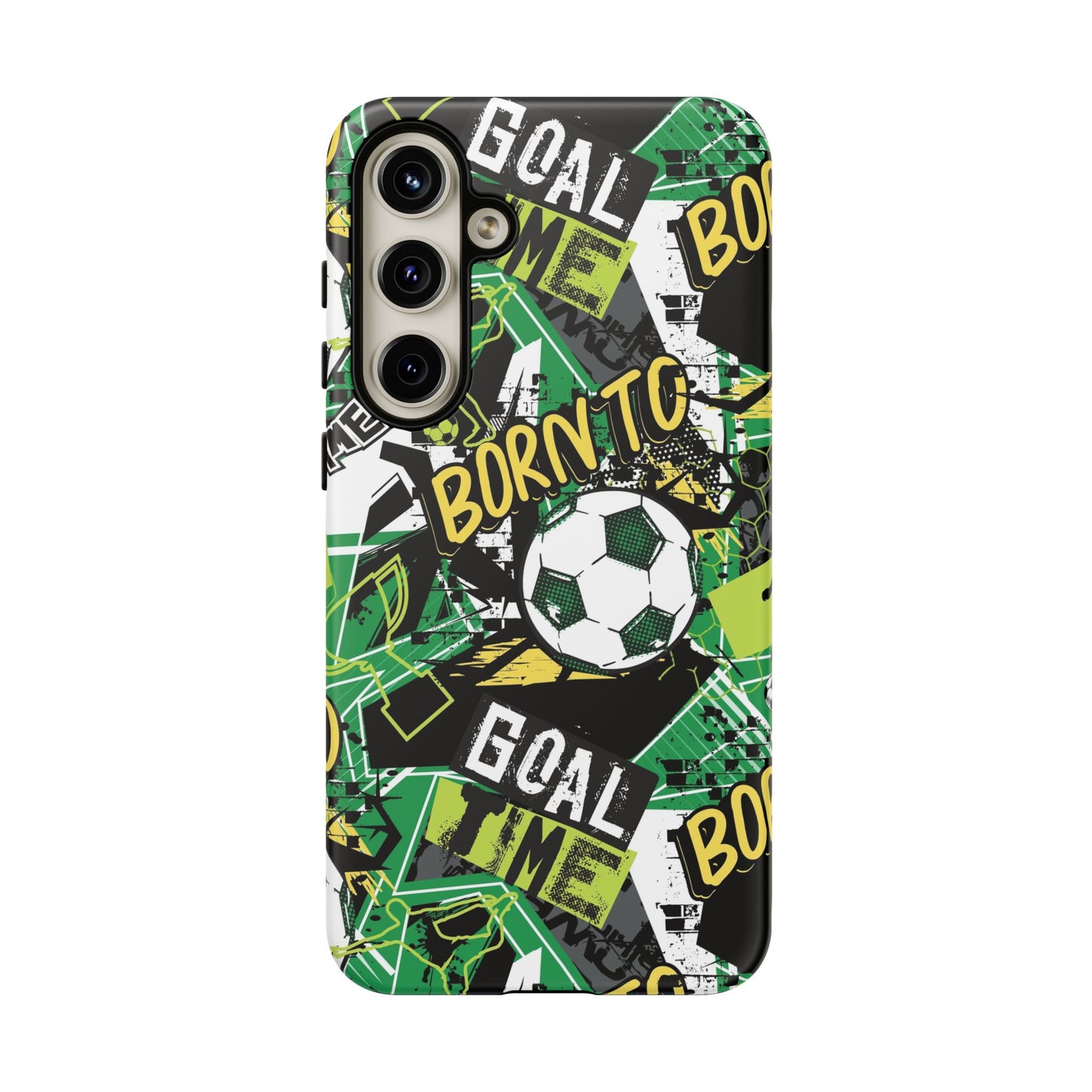 Born to Goal: Football-inspired phone case for iPhone and Samsung Galaxy