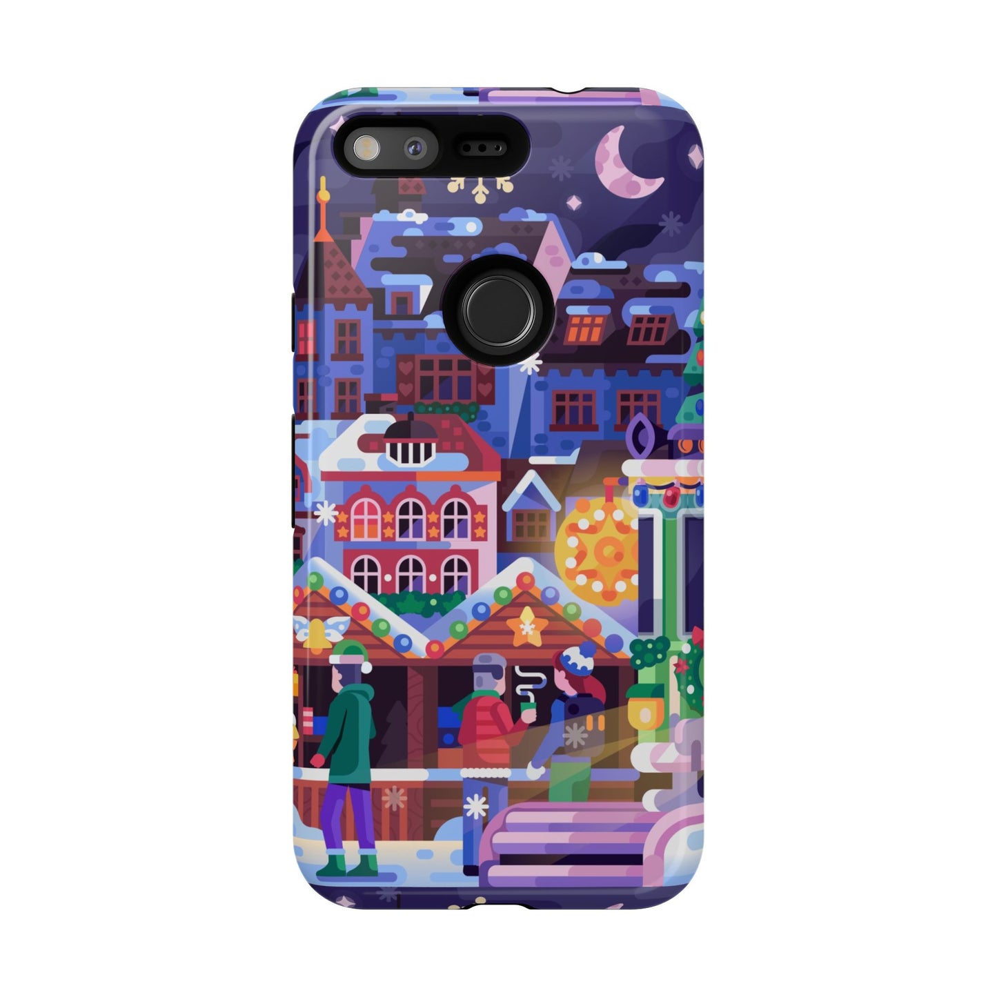 Christmas fair in Old Town: Holiday-Themed case for iPhone, Samsung Galaxy and Google Pixel