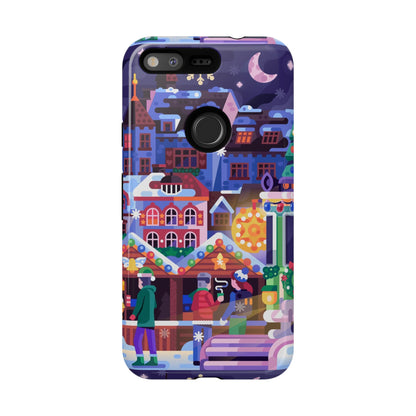 Christmas fair in Old Town: Holiday-Themed case for iPhone, Samsung Galaxy and Google Pixel