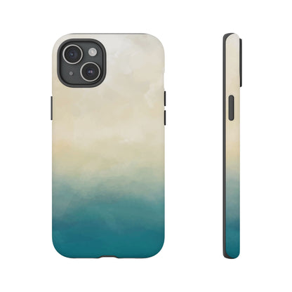 海と砂のグラデーションケース：iPhone、Galaxy、Google Pixelデバイス用ビーチ風スマホケース