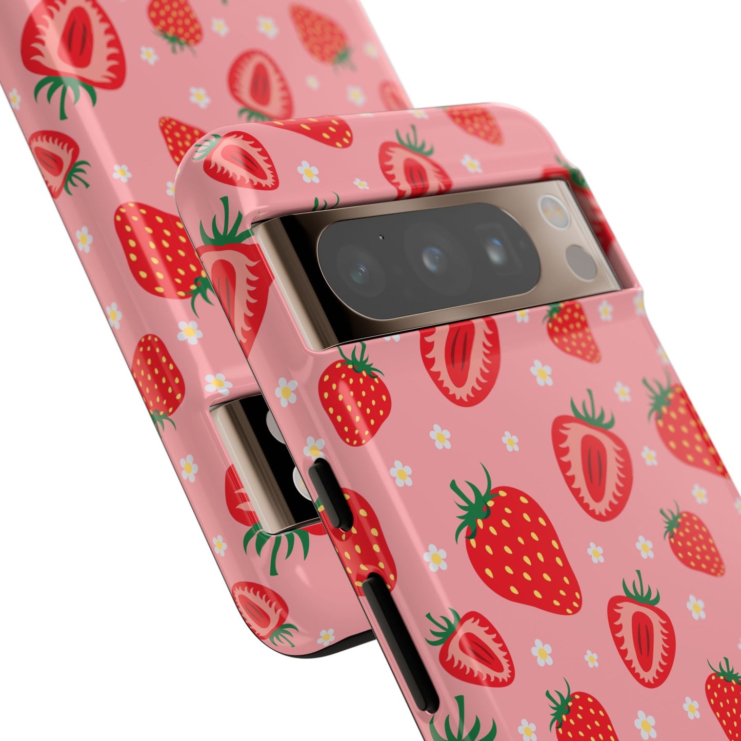 Berry Strawberry: Fruit-inspired phone case for iPhone, Samsung Galaxy and Google Pixel devices