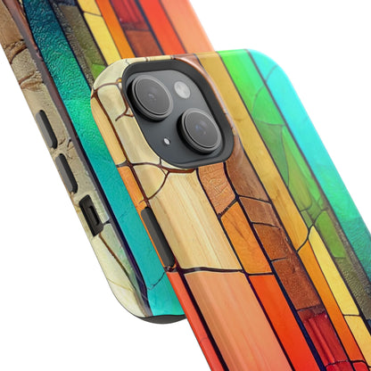 Stained Glass Design MagSafe Case for iPhone