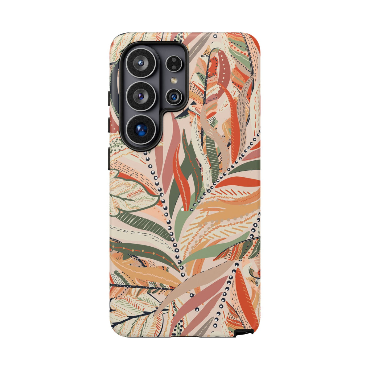Terracotta Leaves Phone Case: Nature‑Inspired Art for iPhone, Samsung Galaxy and Google Pixel devices