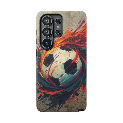 Football Swirl: Phone Case for iPhone, Samsung Galaxy and Google Pixel devices